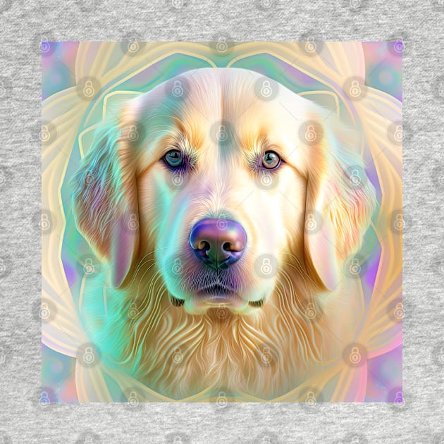 Fractal Design of A Golden Retriever by daniel4510